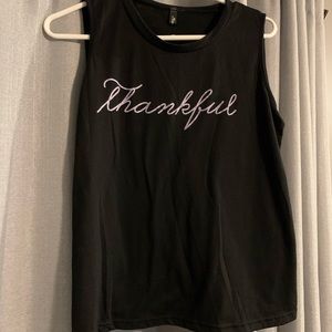 Thankful crop tank